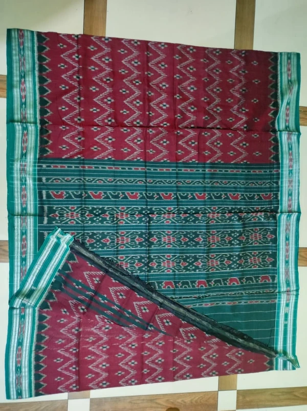 100883 Sambalpuri Body Banda Design Handloom Saree 