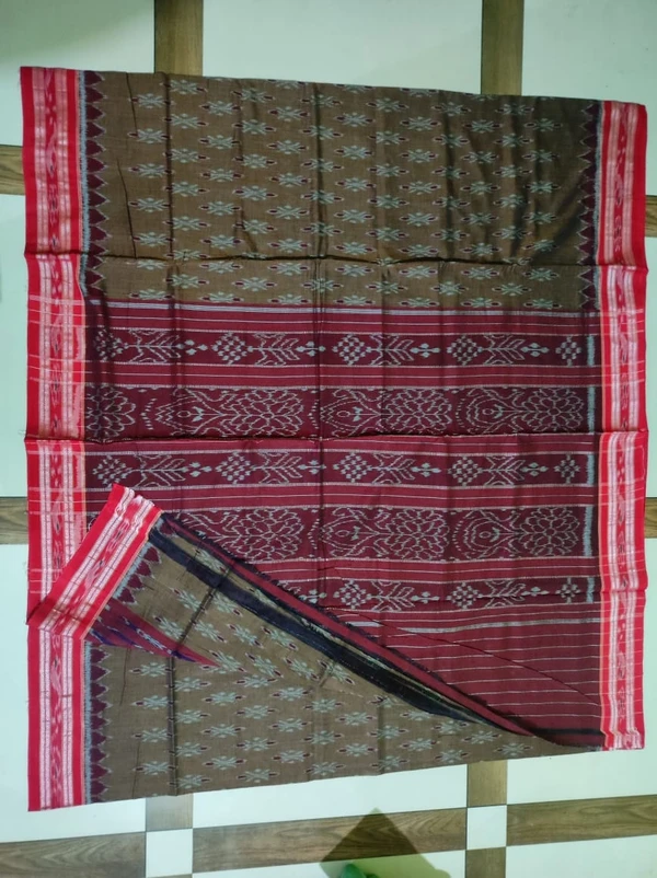 100891 Sambalpuri Body Banda Design Handloom Saree 