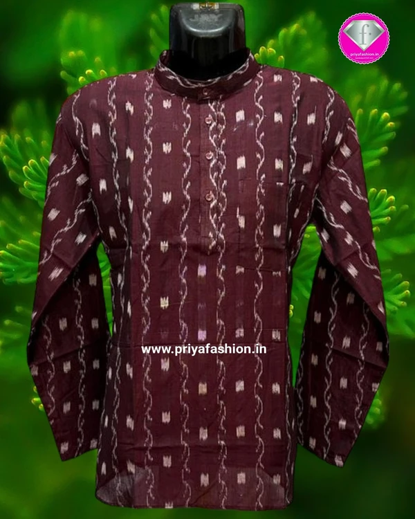 100935 Sambalpuri Cotton Dhila Kurta - 40