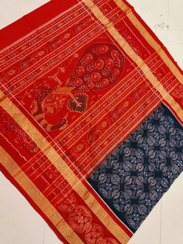 100974 Sambalpuri Handloom Saree Best Quality 