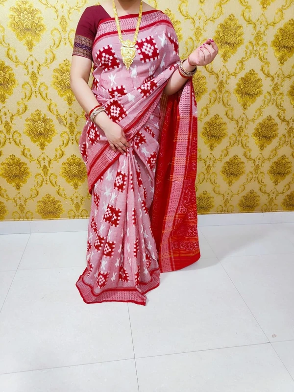 100996 Sambalpuri Handloom Saree