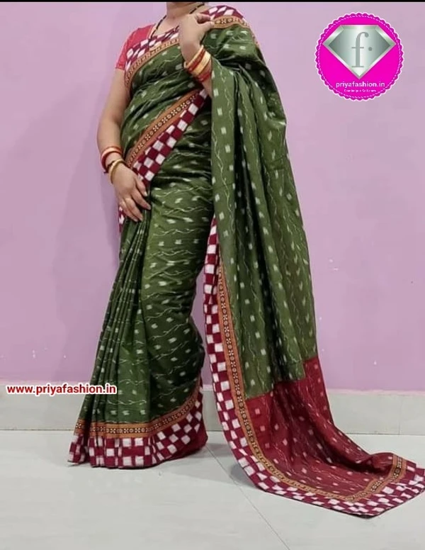 100946 Sambalpuri pach work saree