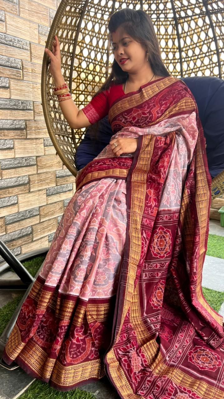 Price- 3200/- Sambalpuri patchwork saree 🛍️🛍️🧵 Upper quality🚫 Limited  edition❤️🪶🧵 DM or watsapp- 8850088027 P... | Instagram