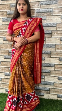 101053 Sambalpuri Handloom Saree New Design 