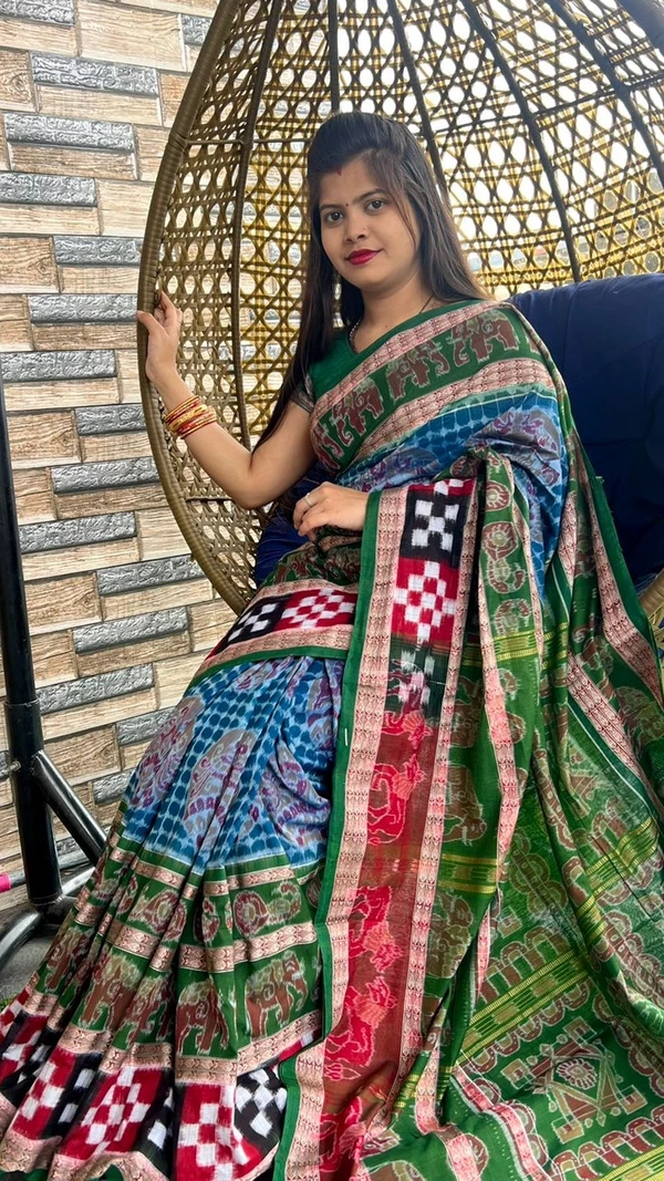 101057 Sambalpuri Handloom Saree New Design 