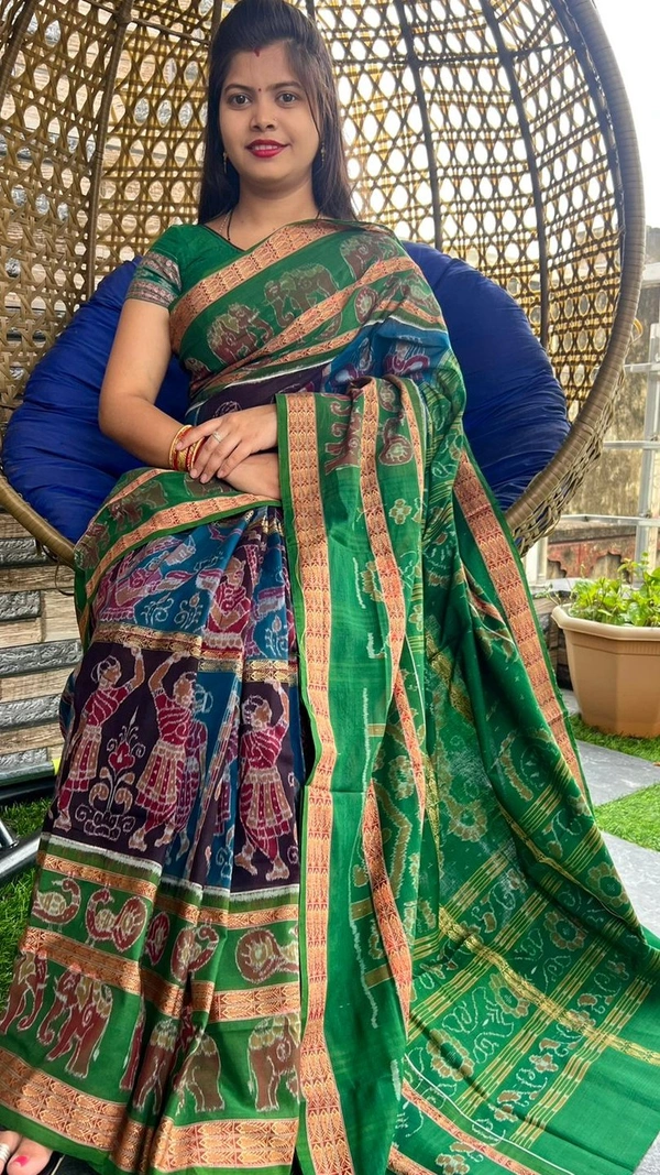 101059 Sambalpuri Handloom Saree New Design 