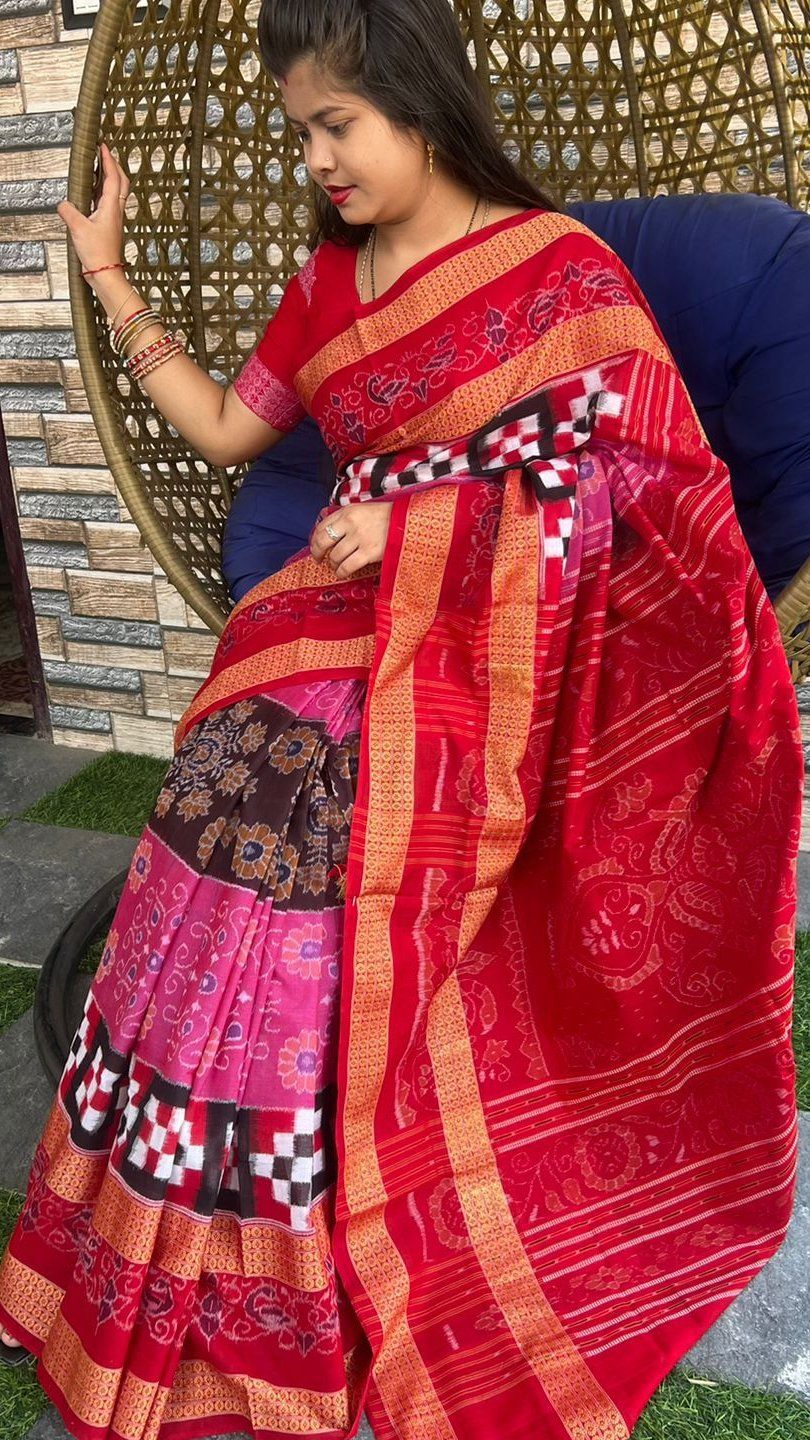 Pin by Bhavna Pattnaik on Saree | Sambalpuri saree, Saree dress, Simple  sarees