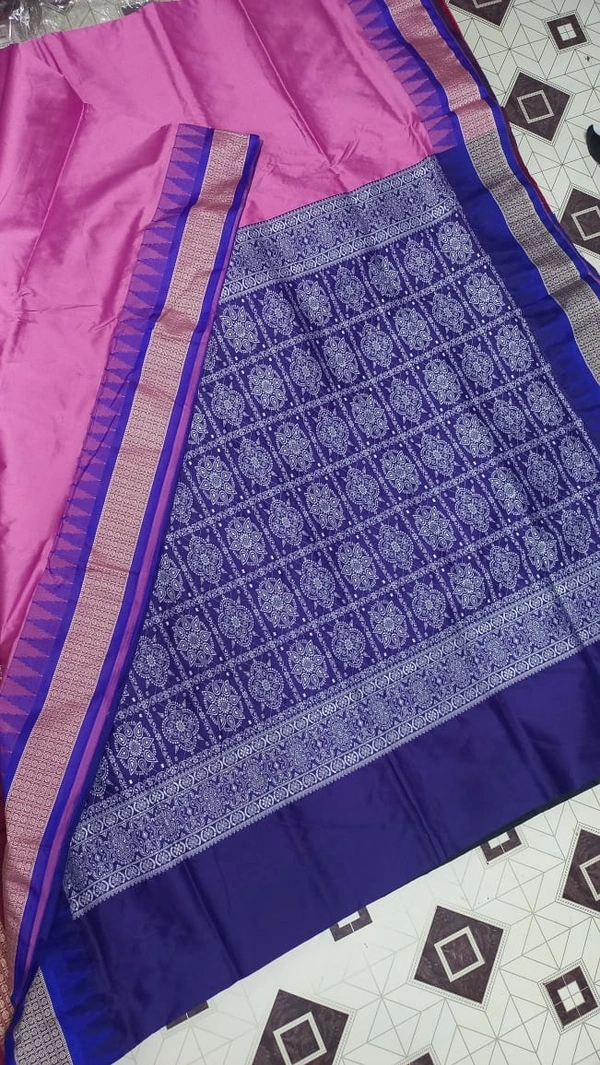 101081 Silk Pata Saree With Blouse 
