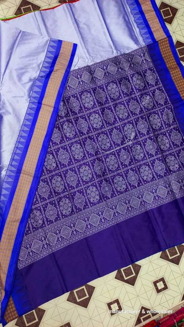 101109 Silk Pata Saree With Blouse 