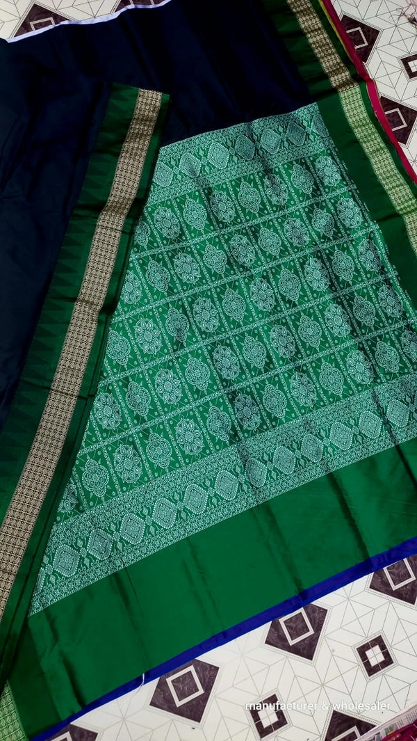 101115 Silk Pata Saree With Blouse 