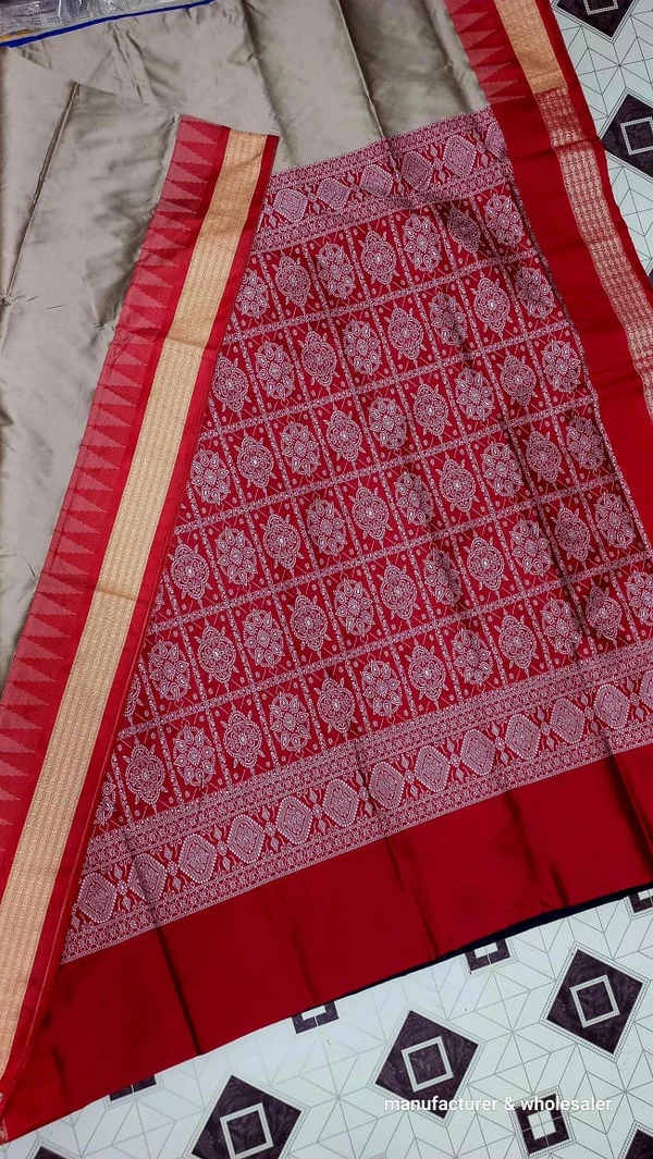 101128 Silk Pata Saree With Blouse 