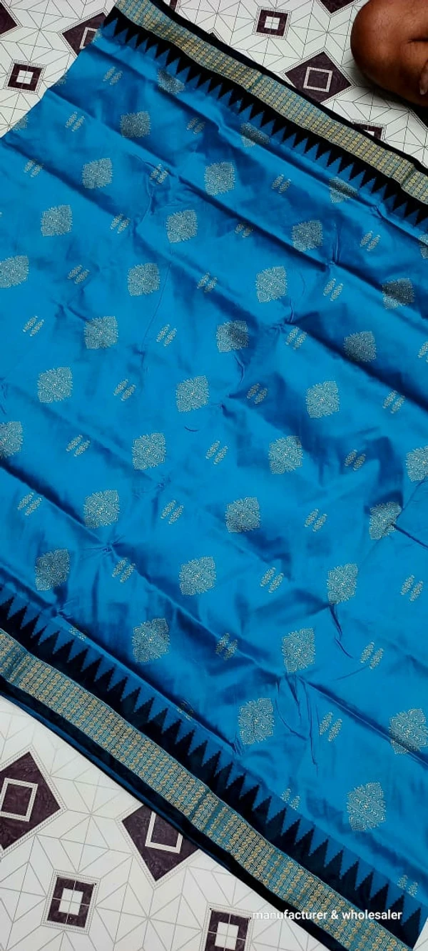 101144 Silk Pata Saree With Blouse 