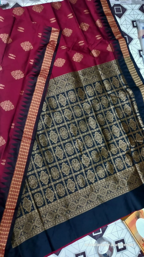 101149 Silk Pata Saree With Blouse 