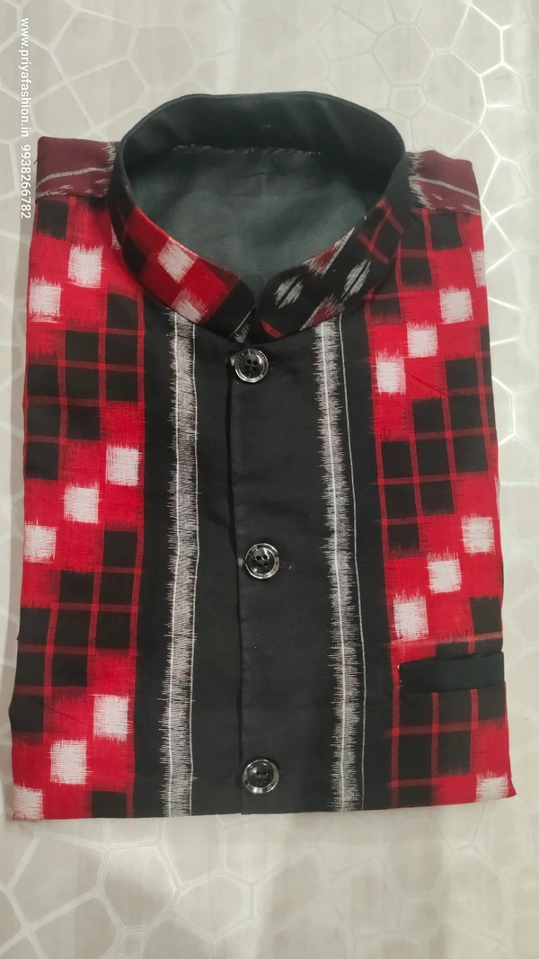 101165 Sambalpuri Handloom Neheru Jaket - 38