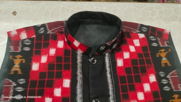 101165 Sambalpuri Handloom Neheru Jaket - 44