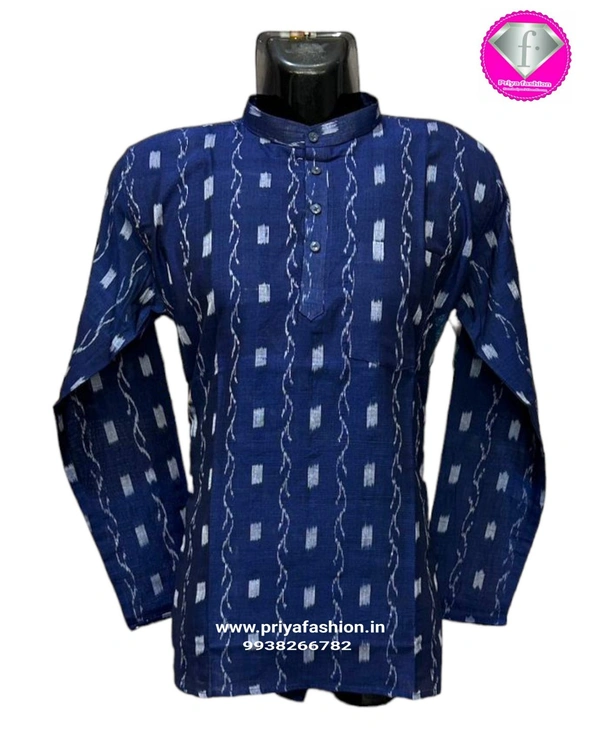 101185 Sambalpuri Handloom Long  Kurta / Dhila - 42