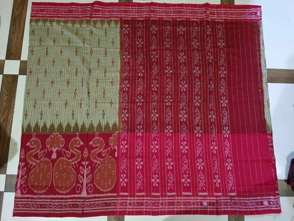101211 Sambalpuri Handloom Saree With Blouse 