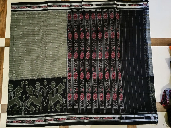 101216 Sambalpuri Handloom Saree With Blouse 