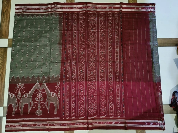 101217 Sambalpuri Handloom Saree With Blouse 
