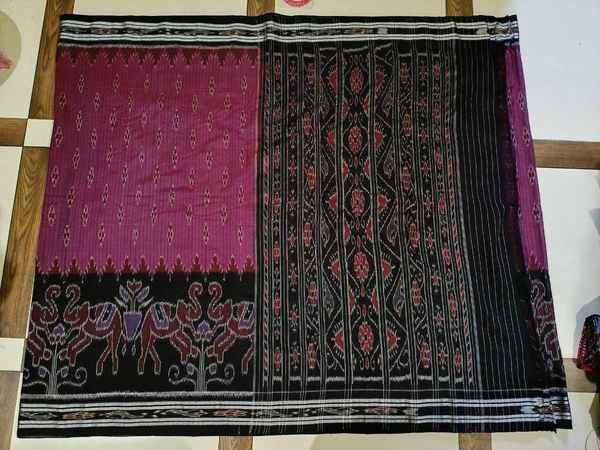 101223 Sambalpuri Handloom Saree With Blouse 