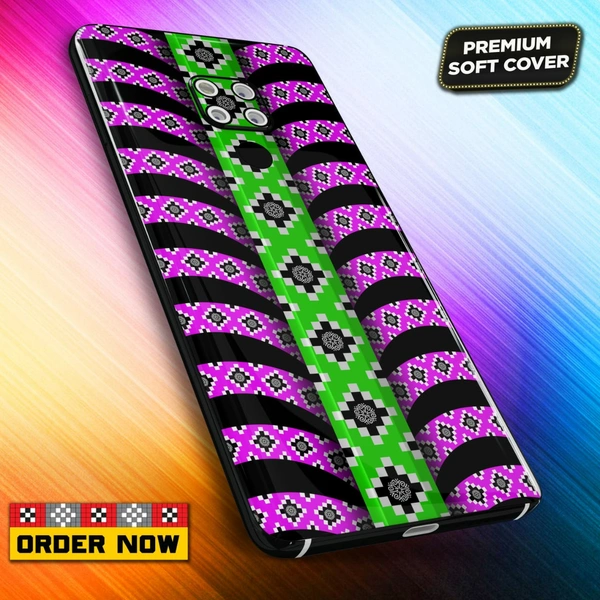 101227 Sambalpuri Mobile Back Cover  - Soft Cover