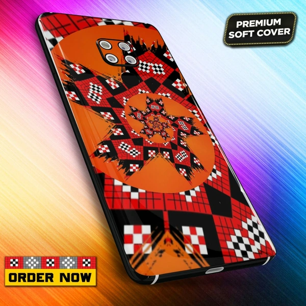101228 Sambalpuri Mobile Back Cover  - Soft Cover