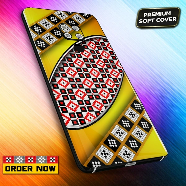 101231 Sambalpuri Mobile Back Cover  - Soft Cover