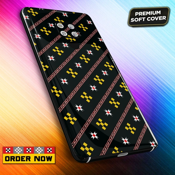 101245  Sambalpuri Mobile Back Cover With Add Photo & Name  - Hard Cover