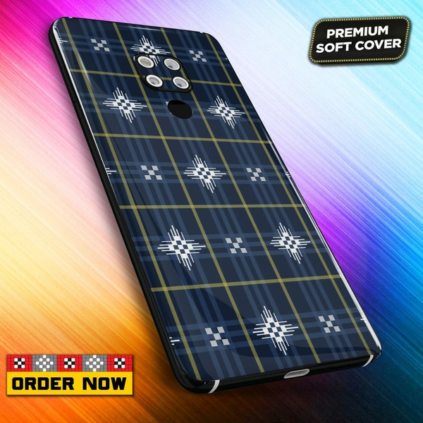 101248  Sambalpuri Mobile Back Cover With Add Photo & Name  - Hard Cover
