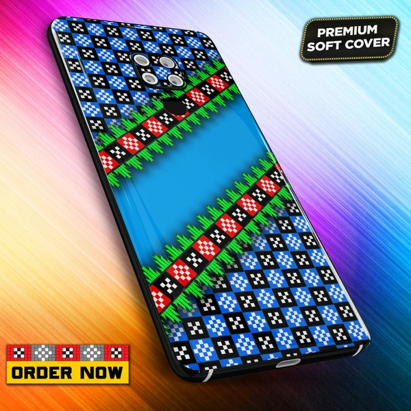 101251 Sambalpuri Mobile Back Cover With Add Photo & Name  - Hard Cover