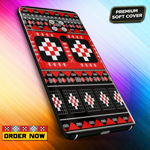 101262 Sambalpuri Mobile Back Cover With Add Photo & Name  - Hard Cover