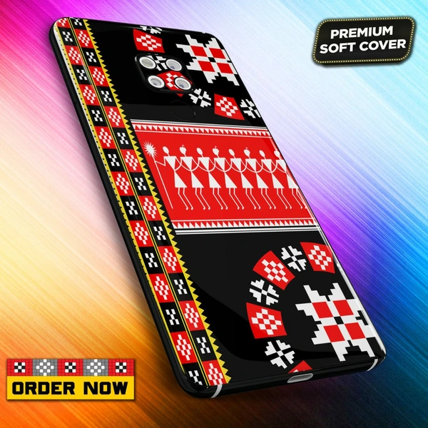 101264 Sambalpuri Mobile Back Cover With Add Photo & Name  - Hard Cover