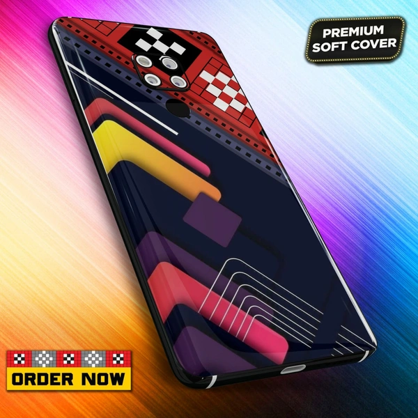 101265 Sambalpuri Mobile Back Cover With Add Photo & Name  - Soft Cover