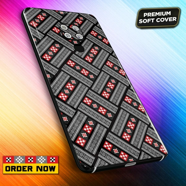 101268 Sambalpuri Mobile Back Cover With Add Photo & Name  - Hard Cover