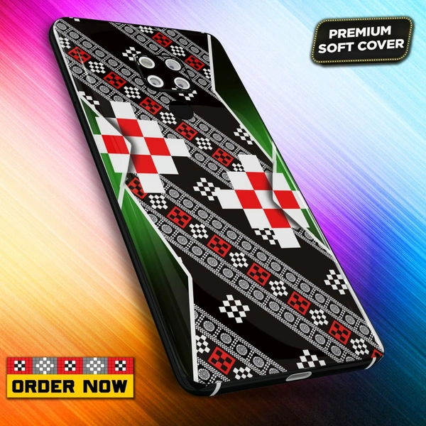 101272 Sambalpuri Mobile Back Cover With Add Photo & Name  - Hard Cover