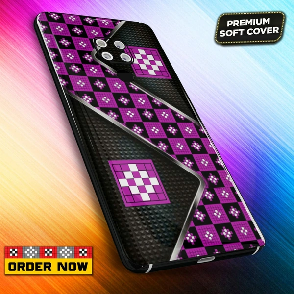 101278 Sambalpuri Mobile Back Cover With Add Photo & Name  - Soft Cover