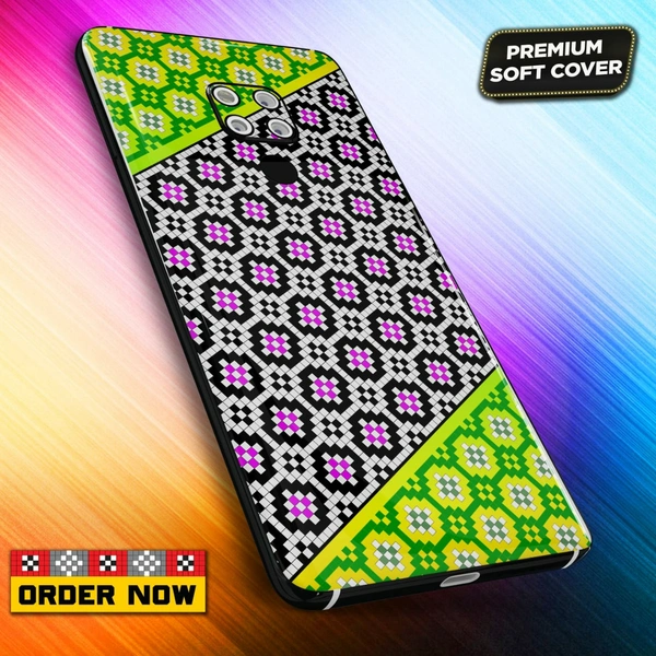 101288 Sambalpuri Mobile Back Cover With Add Photo & Name  - Hard Cover