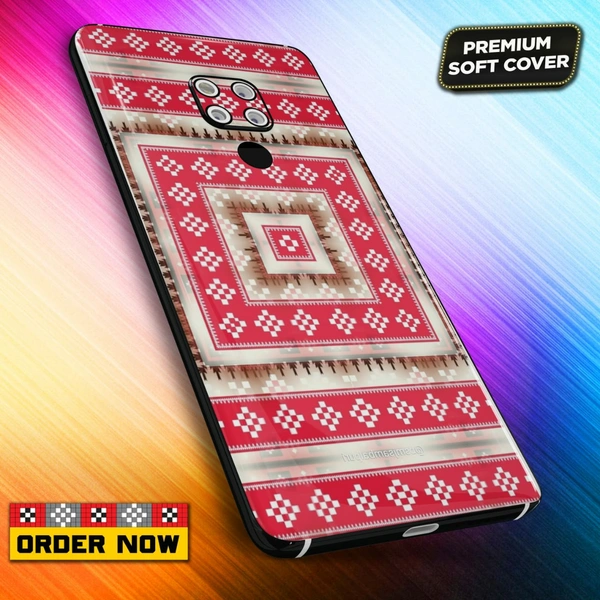 101296 Sambalpuri Mobile Back Cover With Add Photo & Name  - Hard Cover