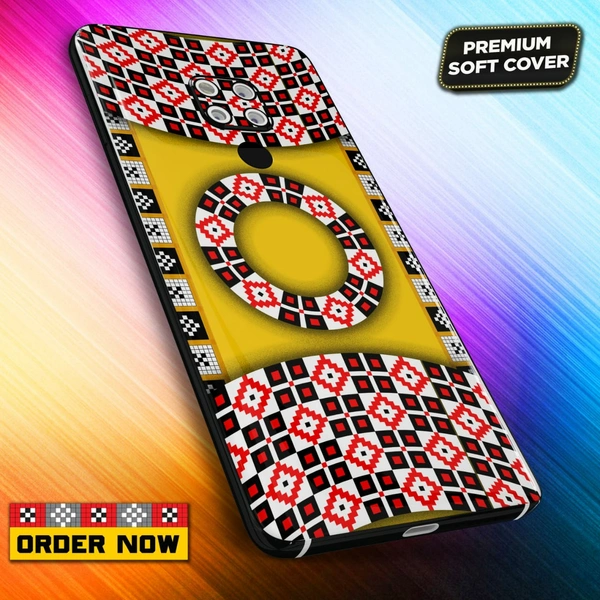 101322 Sambalpuri Mobile Back Cover With Add Photo & Name  - Hard Cover