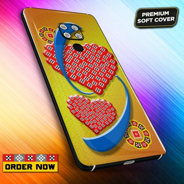 101324 Sambalpuri Mobile Back Cover With Add Photo & Name  - Hard Cover