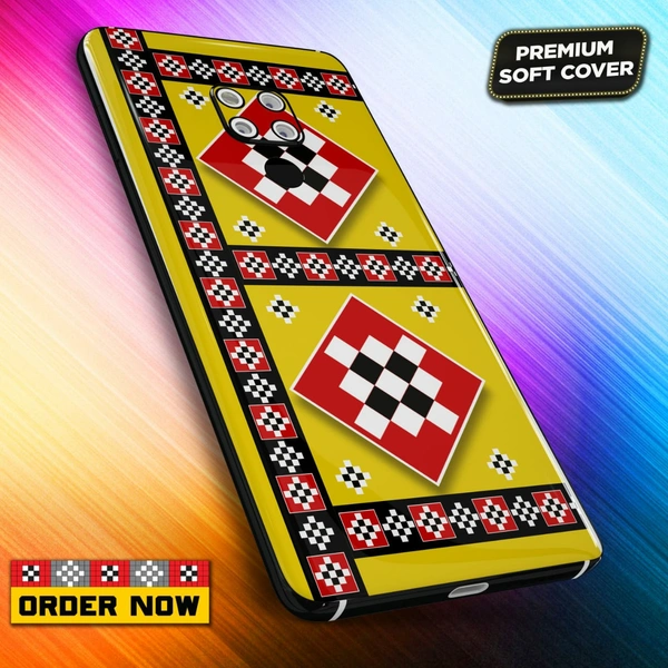101326 Sambalpuri Mobile Back Cover With Add Photo & Name  - Hard Cover