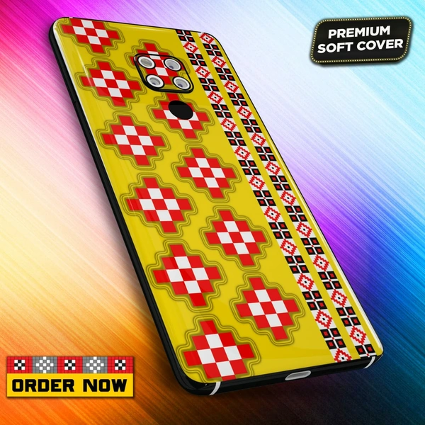 101327 Sambalpuri Mobile Back Cover With Add Photo & Name  - Hard Cover