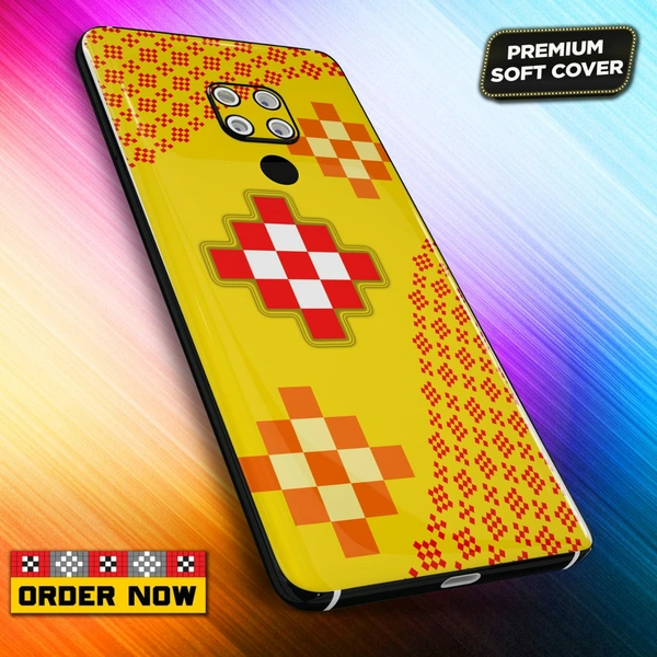 101330 Sambalpuri Mobile Back Cover With Add Photo & Name  - Hard Cover
