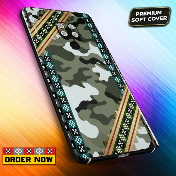 101344 Sambalpuri Mobile Back Cover With Add Photo & Name  - Hard Cover