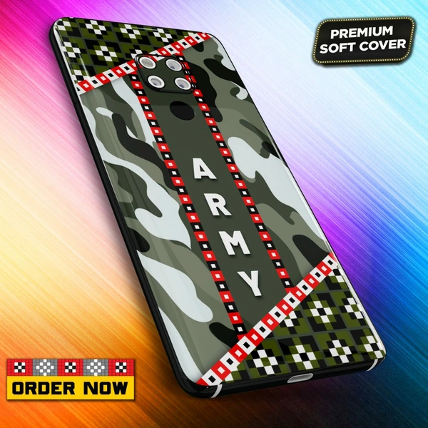 101349 Sambalpuri Mobile Back Cover With Add Photo & Name  - Soft Cover