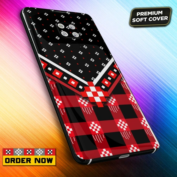 101358 Sambalpuri Mobile Back Cover With Add Photo & Name  - Hard Cover