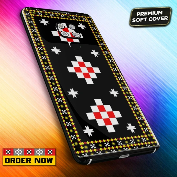 101360 Sambalpuri Mobile Back Cover With Add Photo & Name  - Hard Cover