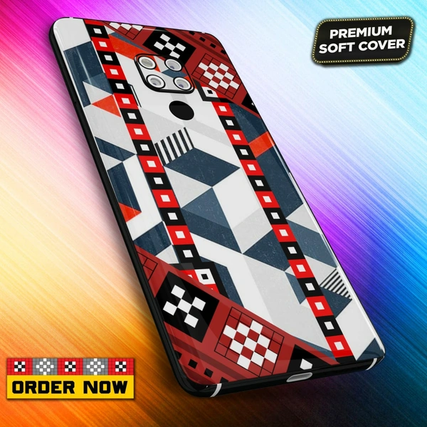 101361 Sambalpuri Mobile Back Cover With Add Photo & Name  - Hard Cover