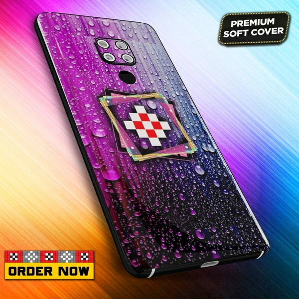 101369 Sambalpuri Mobile Back Cover With Add Photo & Name  - Soft Cover