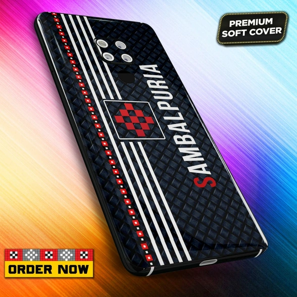 101375 Sambalpuri Mobile Back Cover With Add Photo & Name  - Hard Cover